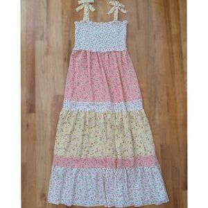 NWT - Bonnie Jean Smocked Bodice Maxi Dress - Girls Size 16